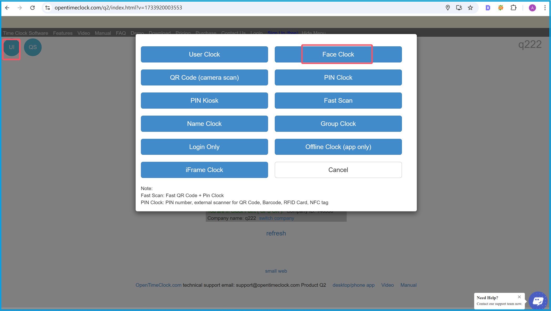 Facial Recognition User Interface for Secure Entrance Management