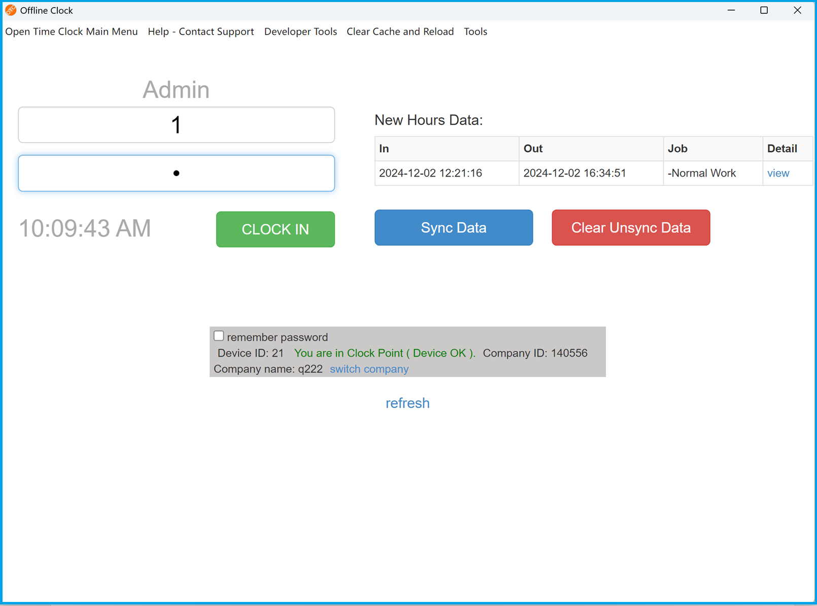 Offline Clock-In Feature - Employee Attendance Tracking without Internet on OpenTimeClock