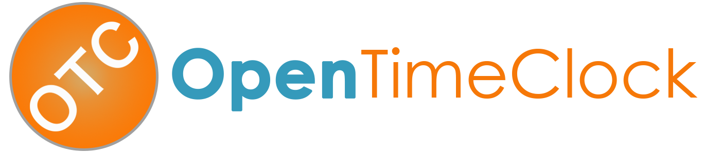 Logo OpenTimeClock.com, Free Time Clock Software and Attendance App